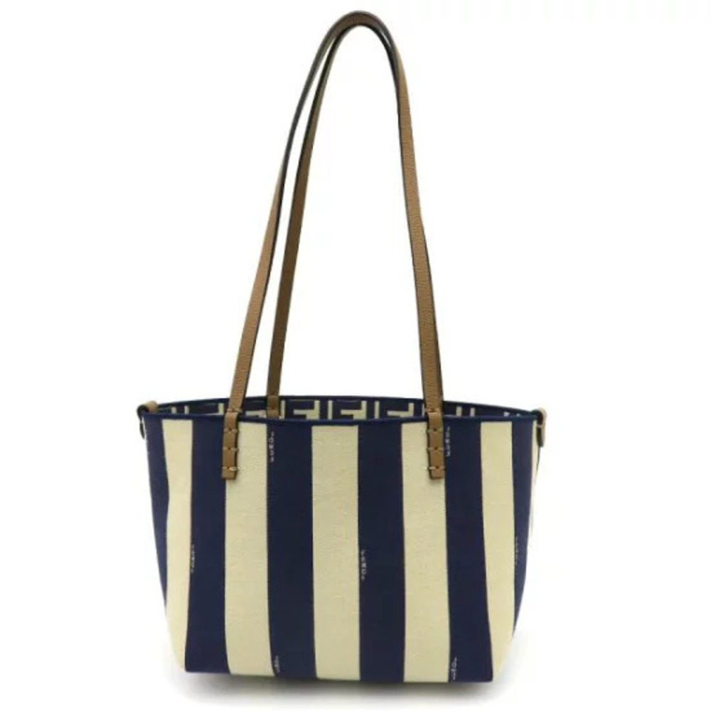 Fendi Roll Reversible Tote Bag Pequin FF